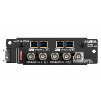 Плата аудиоинтерфейса обеспечивает подключение MADI YAMAHA HY128-MD